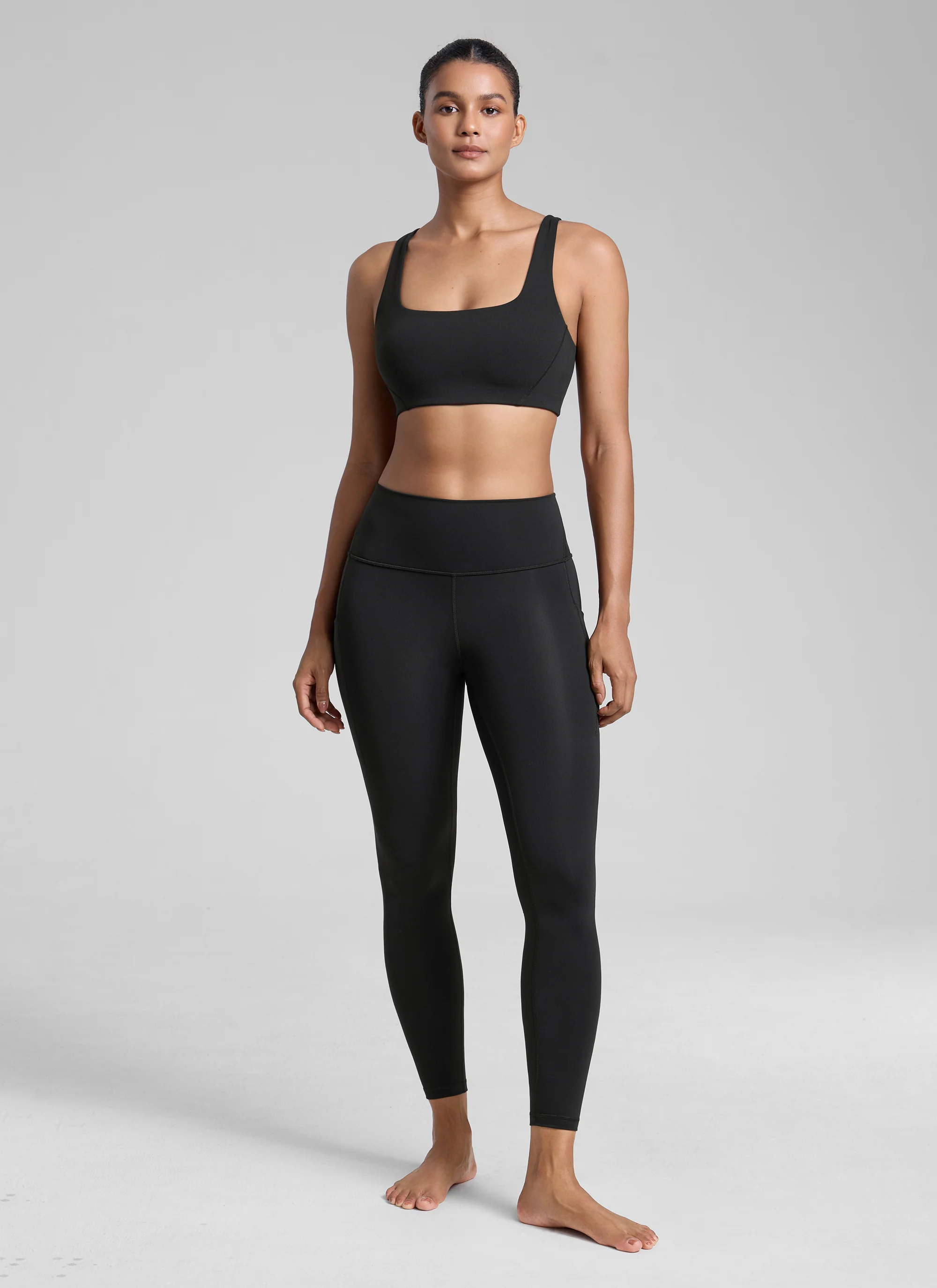 Double Lined Square Neck Sports Bras - Image 3
