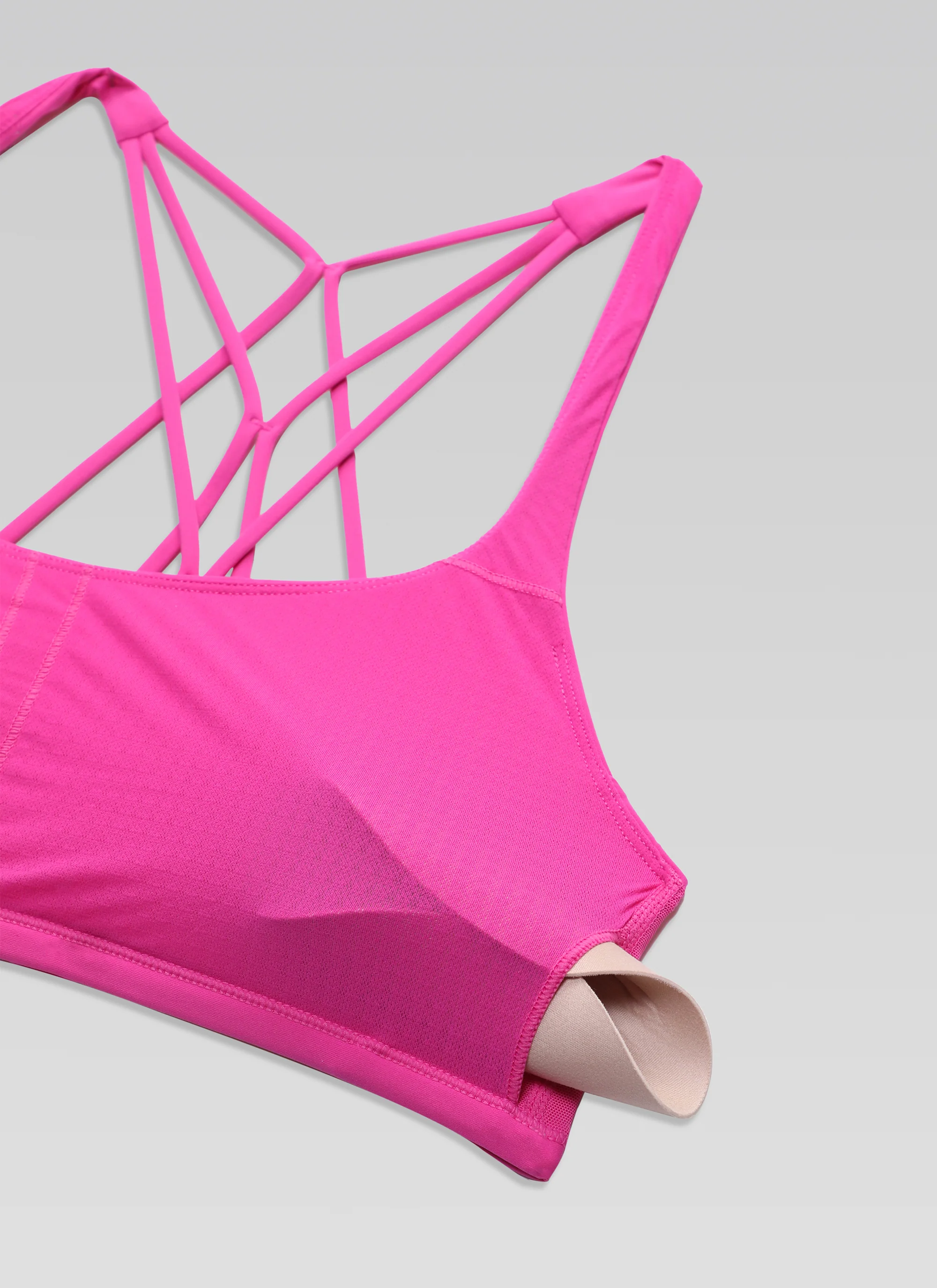 Nakedfeel Low Cut Strappy Bra (6 Straps) - Image 25