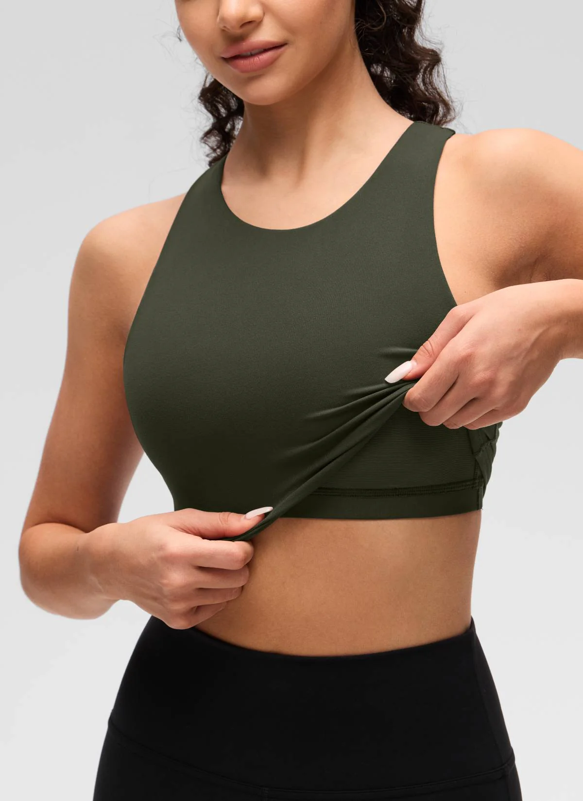 Butterluxe High Neck Racerback Tank - Image 4