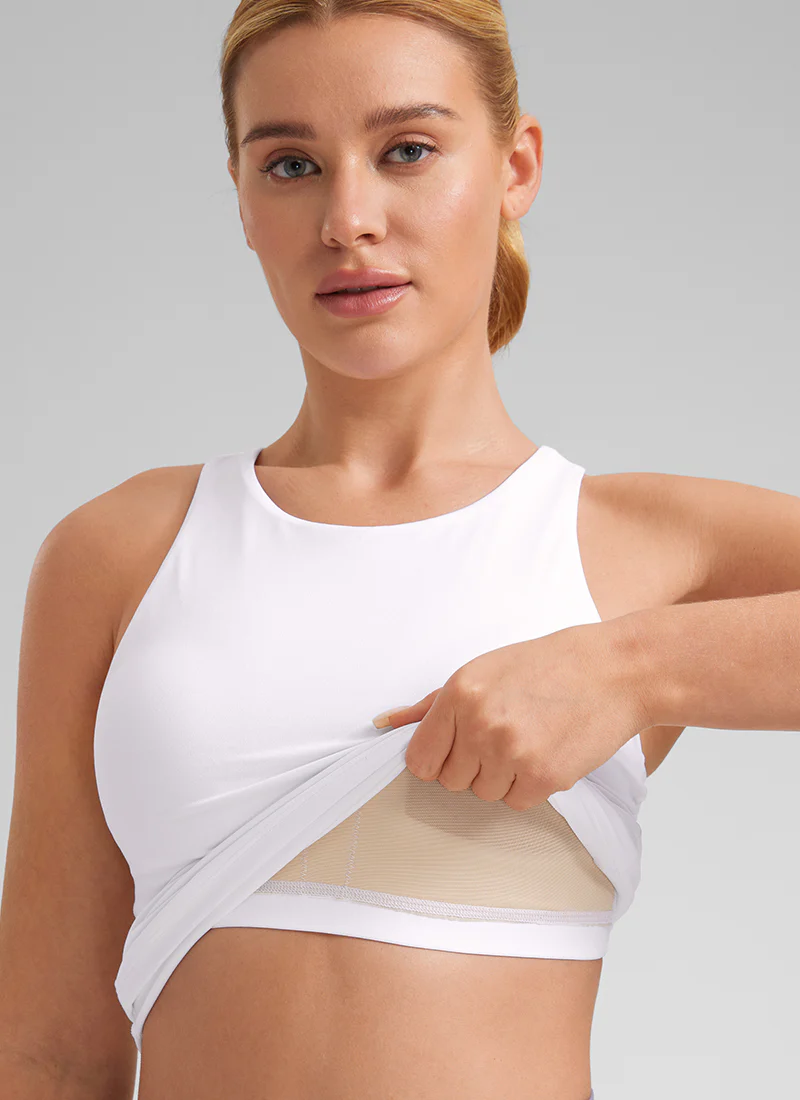Butterluxe Built in Bra Scoop Neck Tank - Image 24