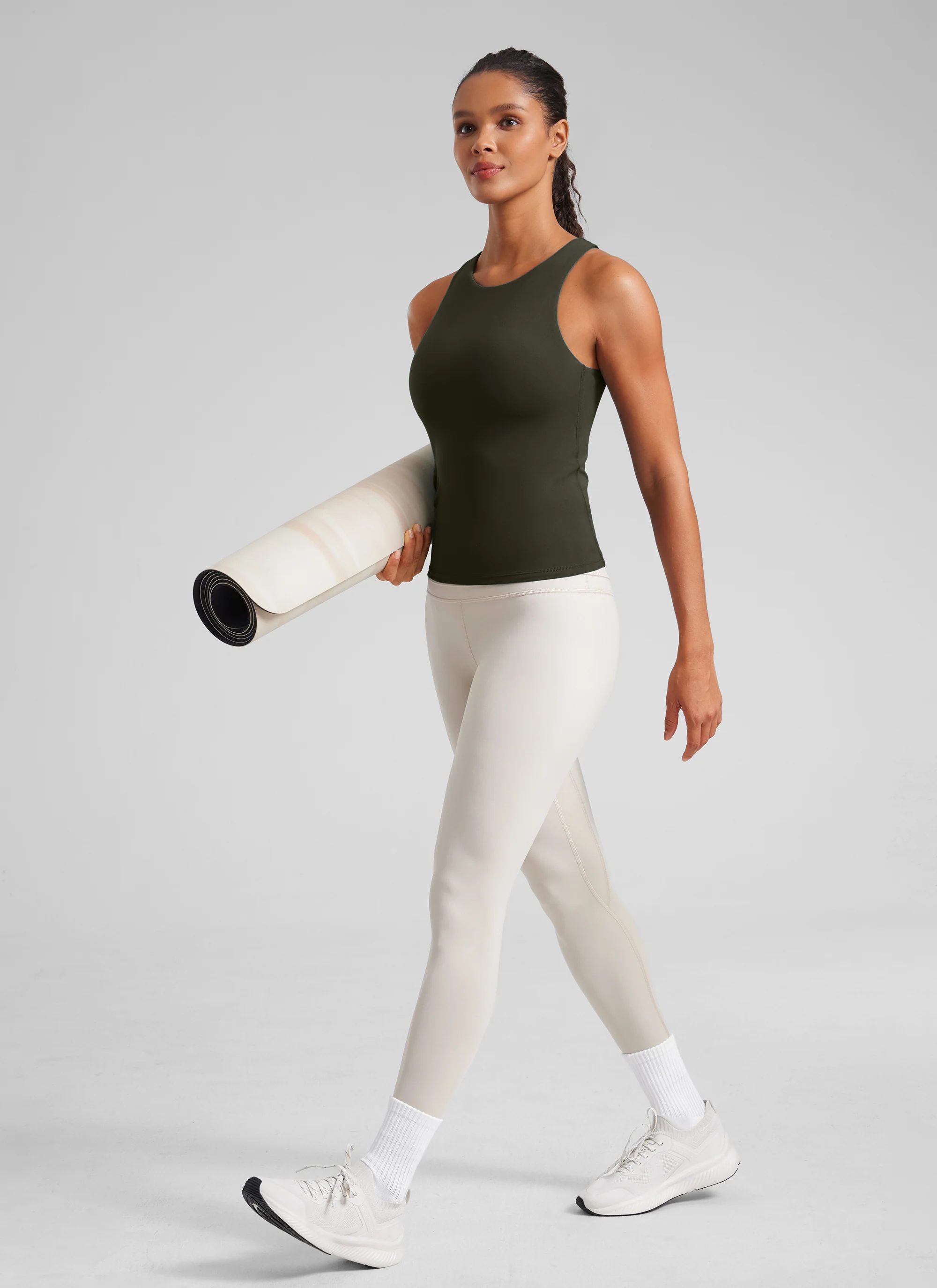 Butterluxe Built in Bra Scoop Neck Tank - Image 29