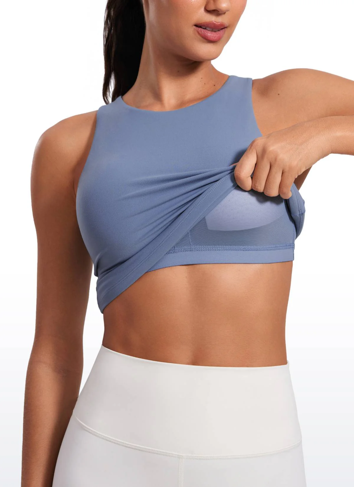 Butterluxe Built in Bra Scoop Neck Tank - Image 52