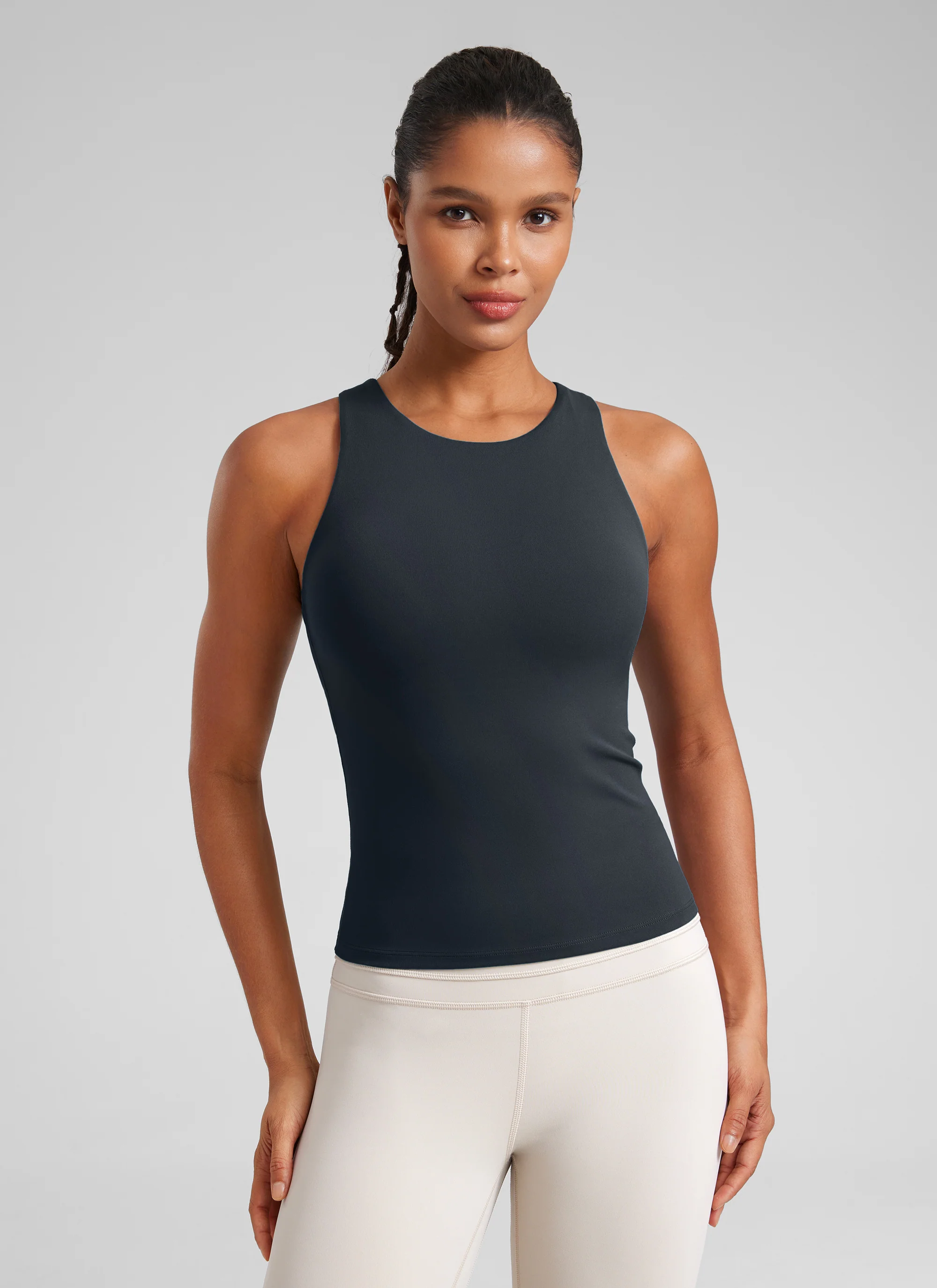 Butterluxe Built in Bra Scoop Neck Tank - Image 6