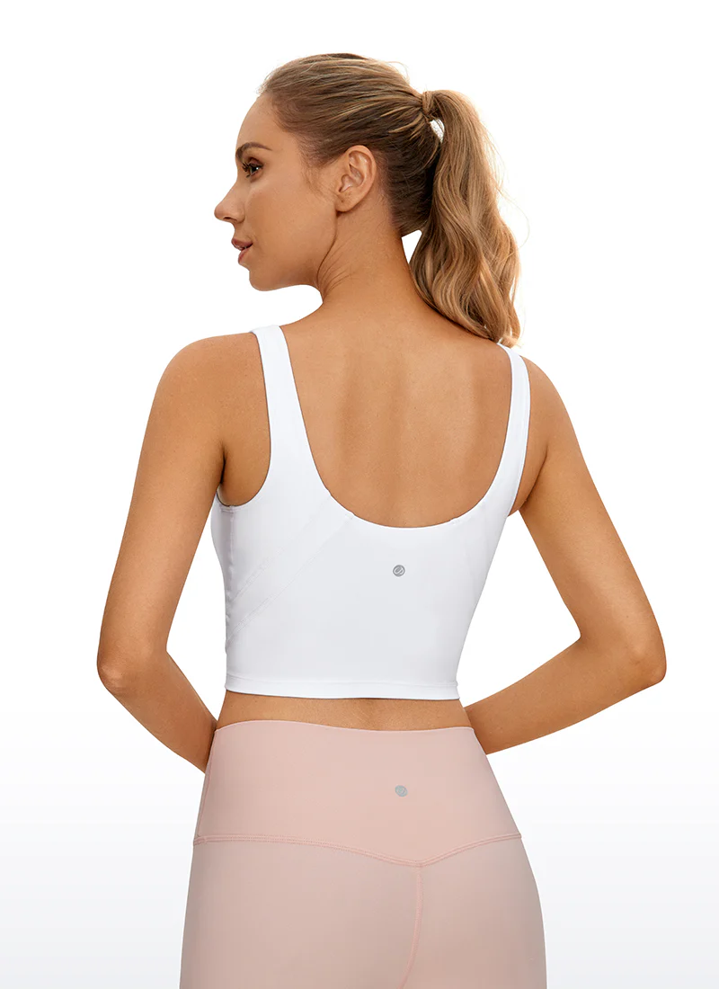 Butterluxe V Neck Built in Bra Tank - Image 2