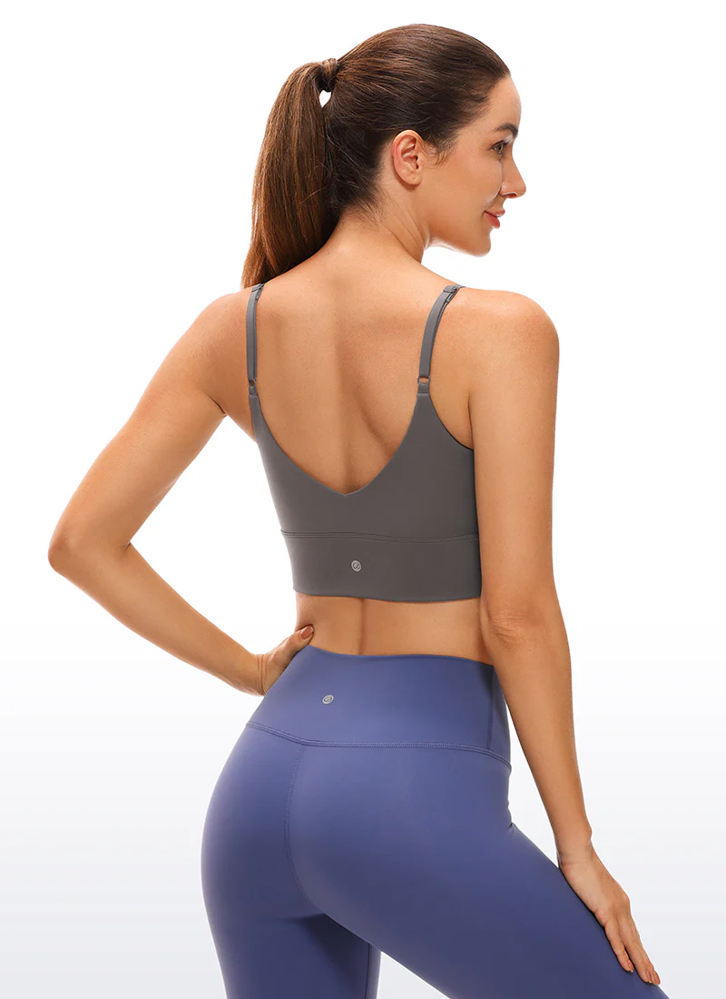 Brushed Nakedfeel Longline Adjustable Bra - Image 10