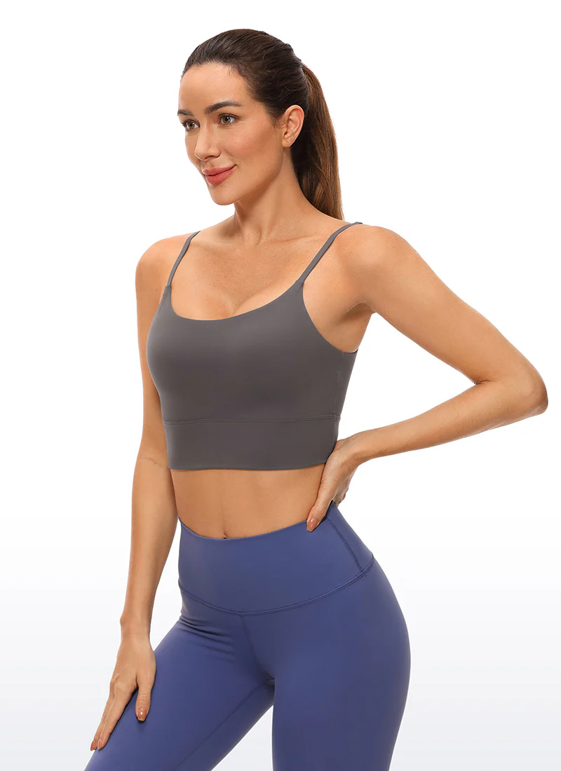 Brushed Nakedfeel Longline Adjustable Bra - Image 9