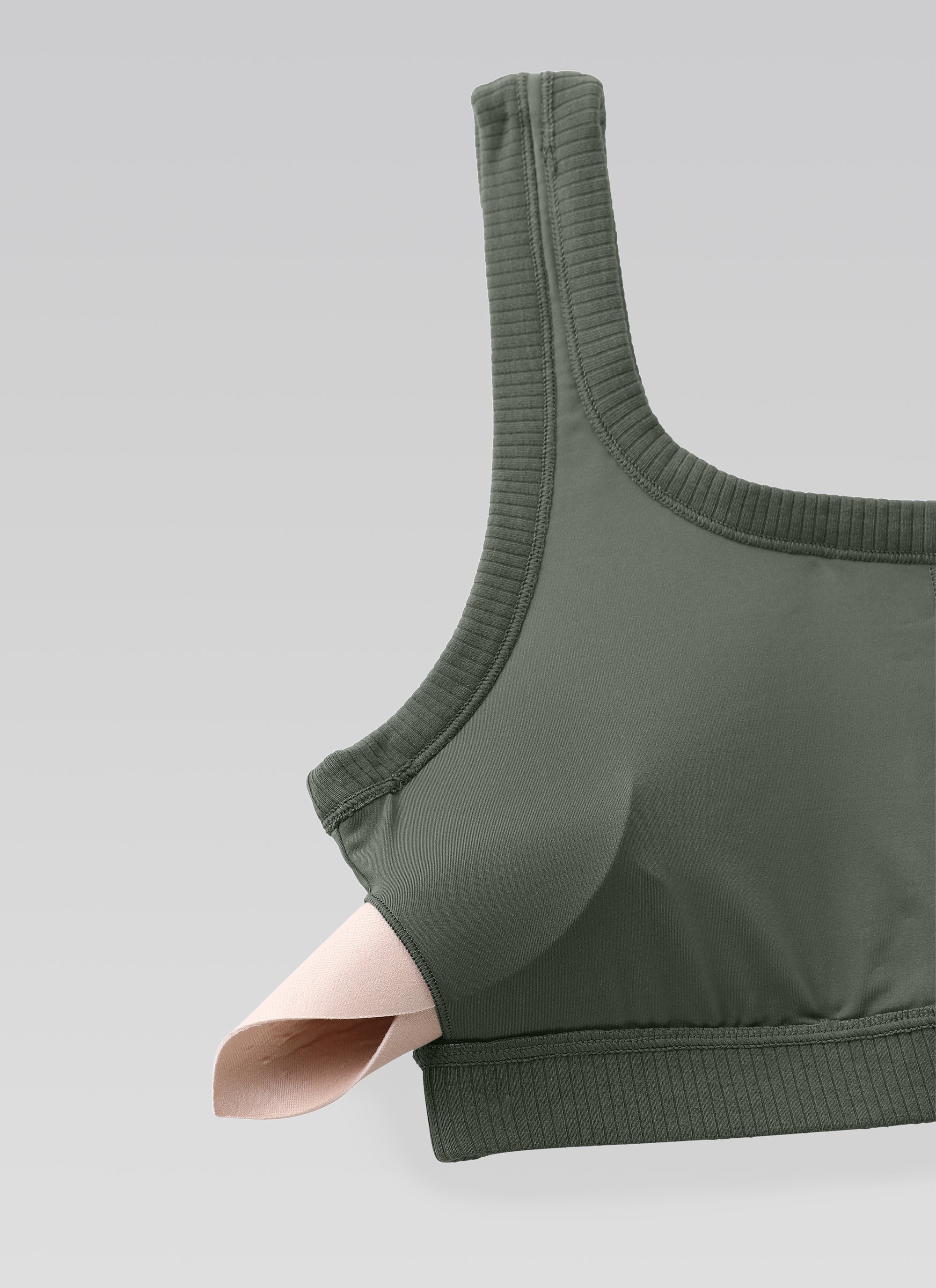 Ribbed U Back Sports Bra - Image 20
