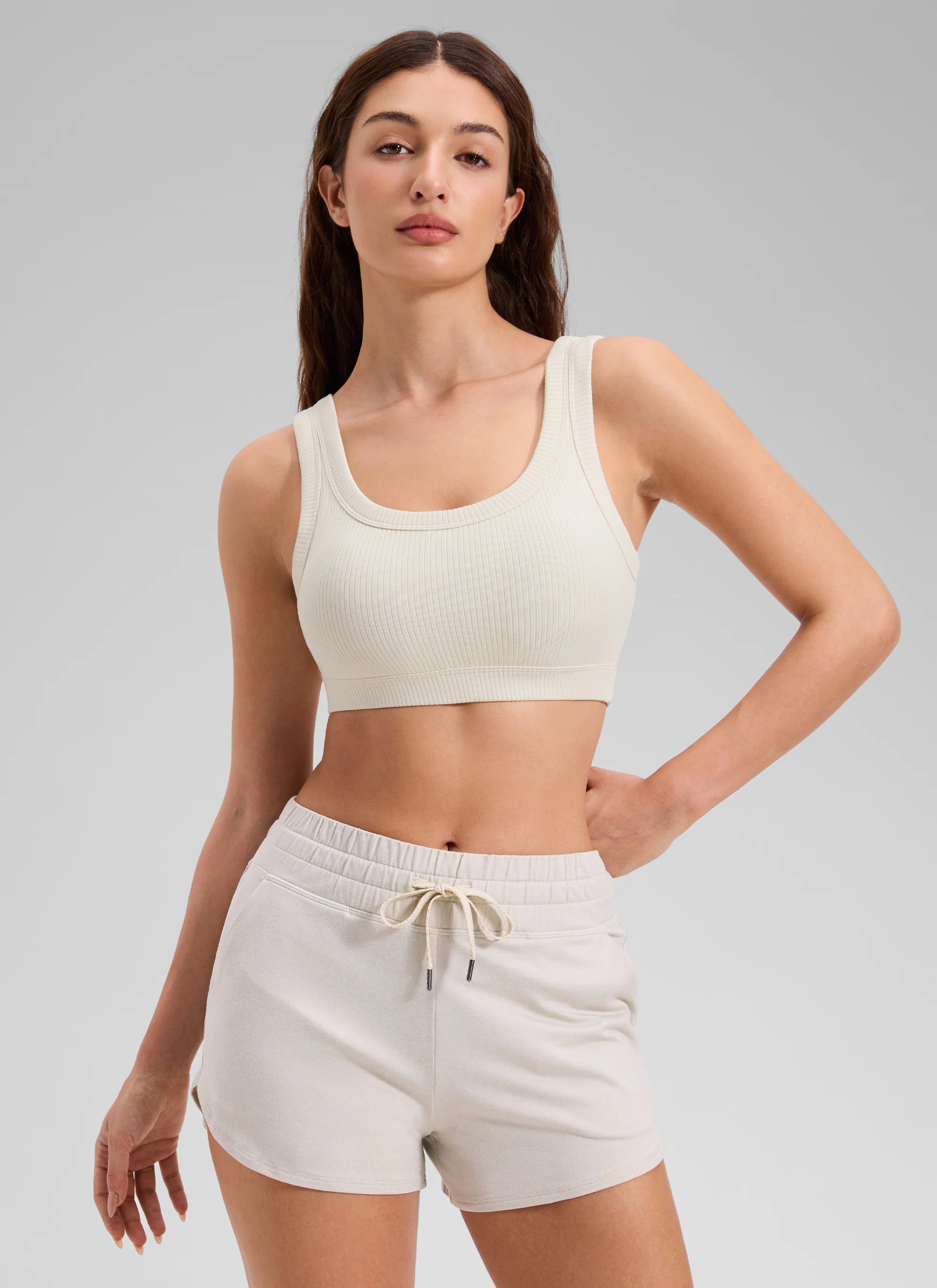 Ribbed U Back Sports Bra - Image 26