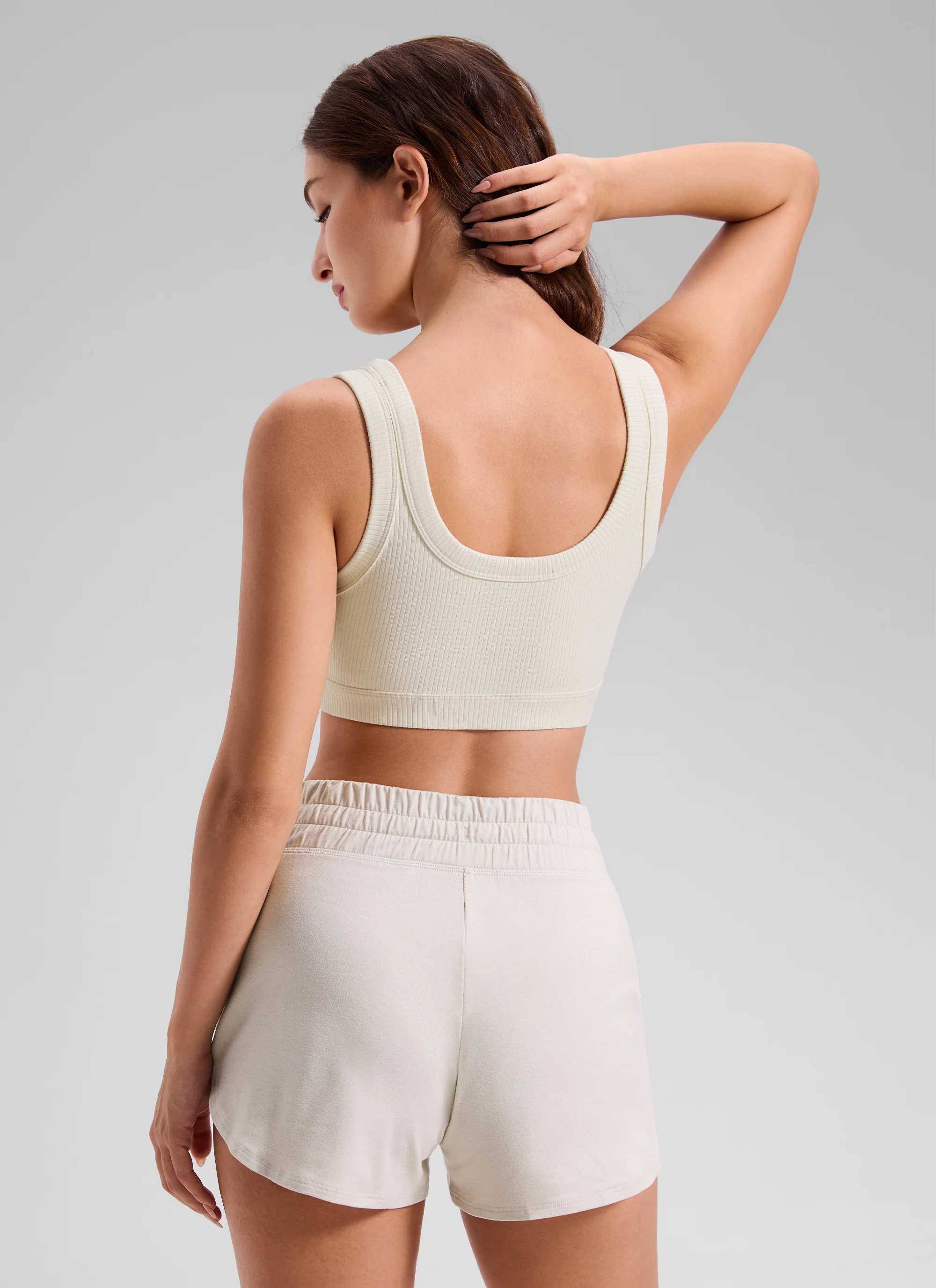 Ribbed U Back Sports Bra - Image 27
