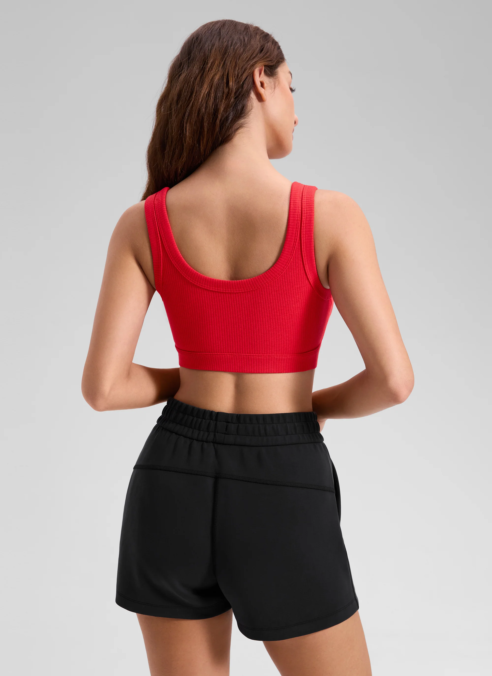 Ribbed U Back Sports Bra - Image 37