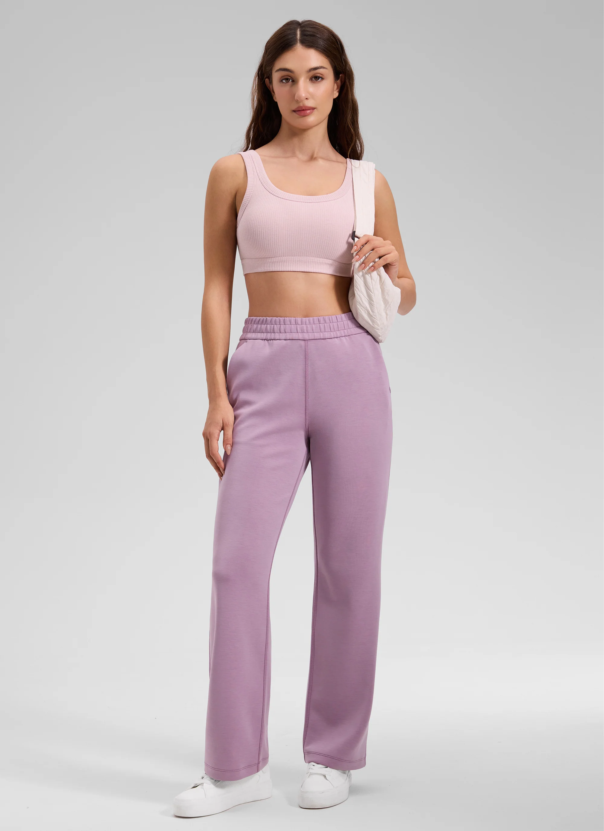 Ribbed U Back Sports Bra - Image 4
