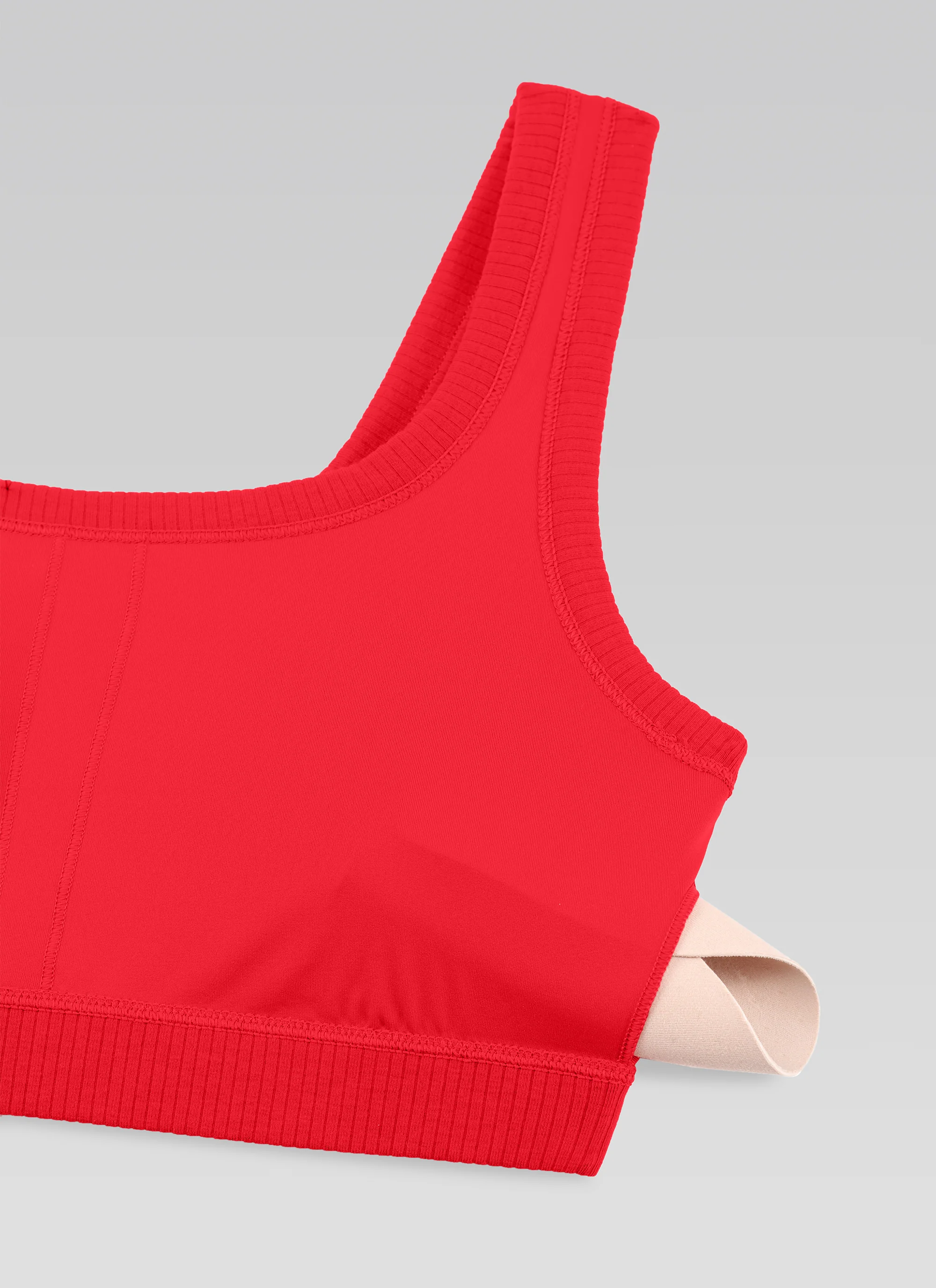 Ribbed U Back Sports Bra - Image 40
