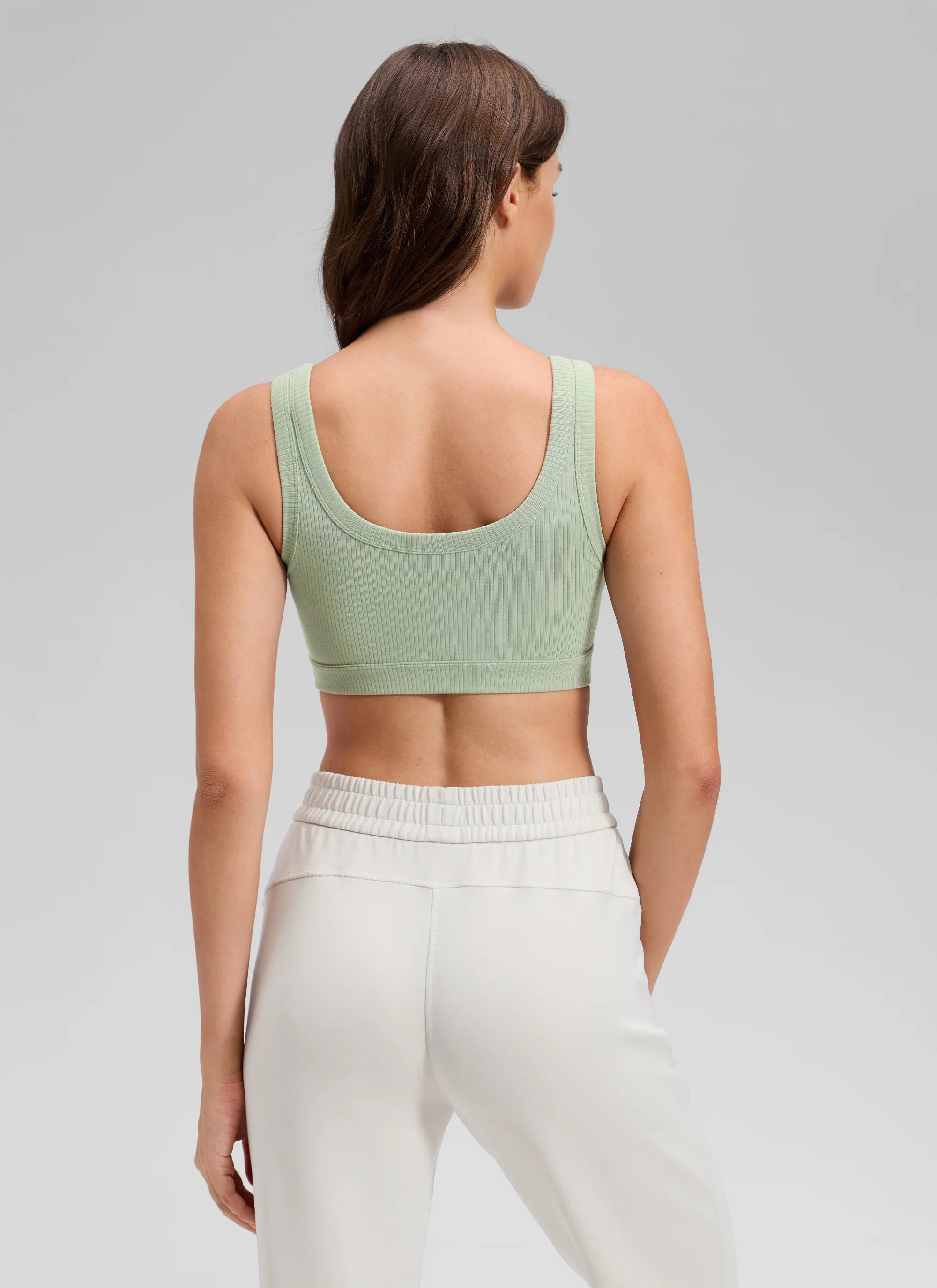 Ribbed U Back Sports Bra - Image 50
