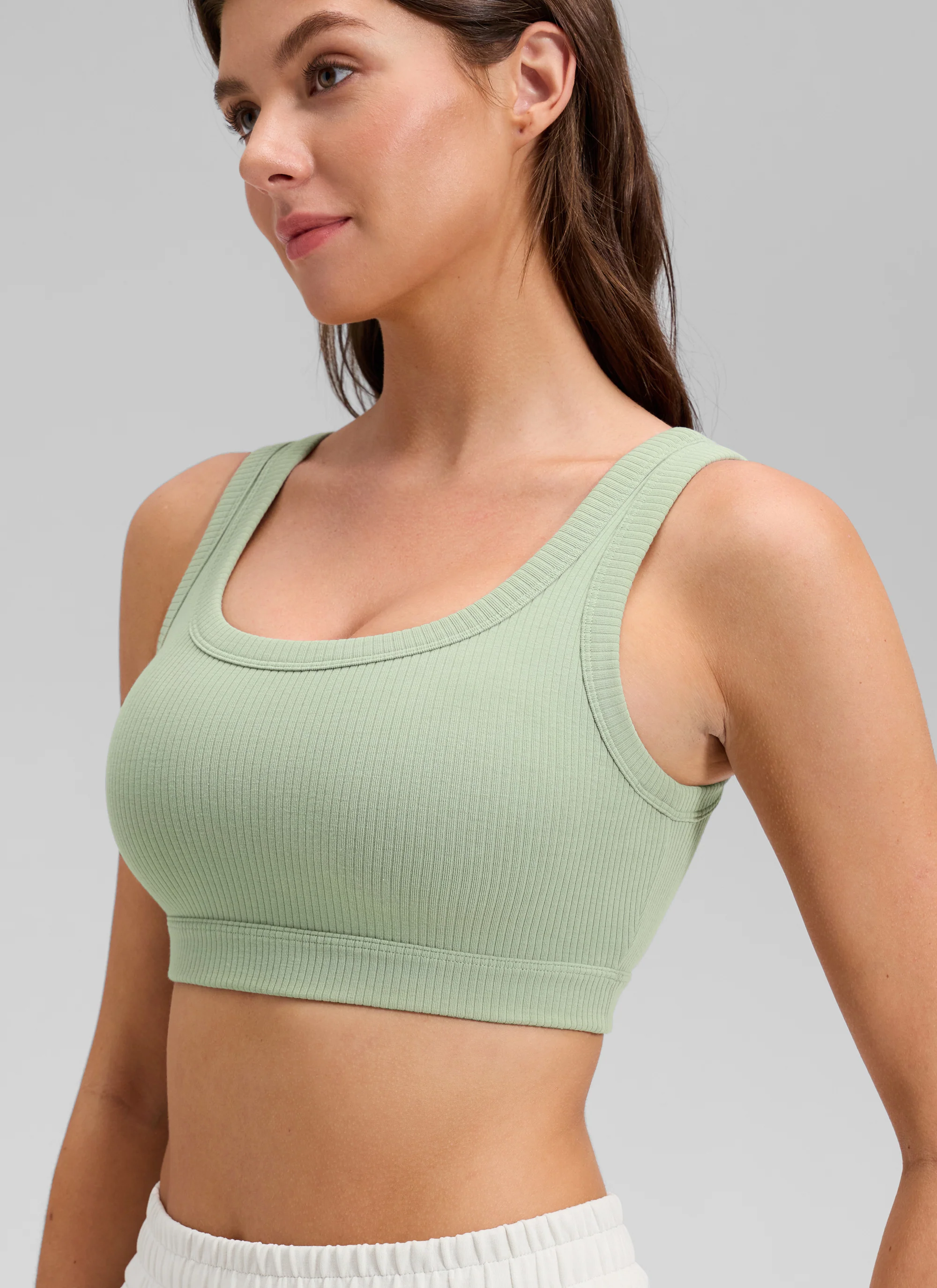 Ribbed U Back Sports Bra - Image 51