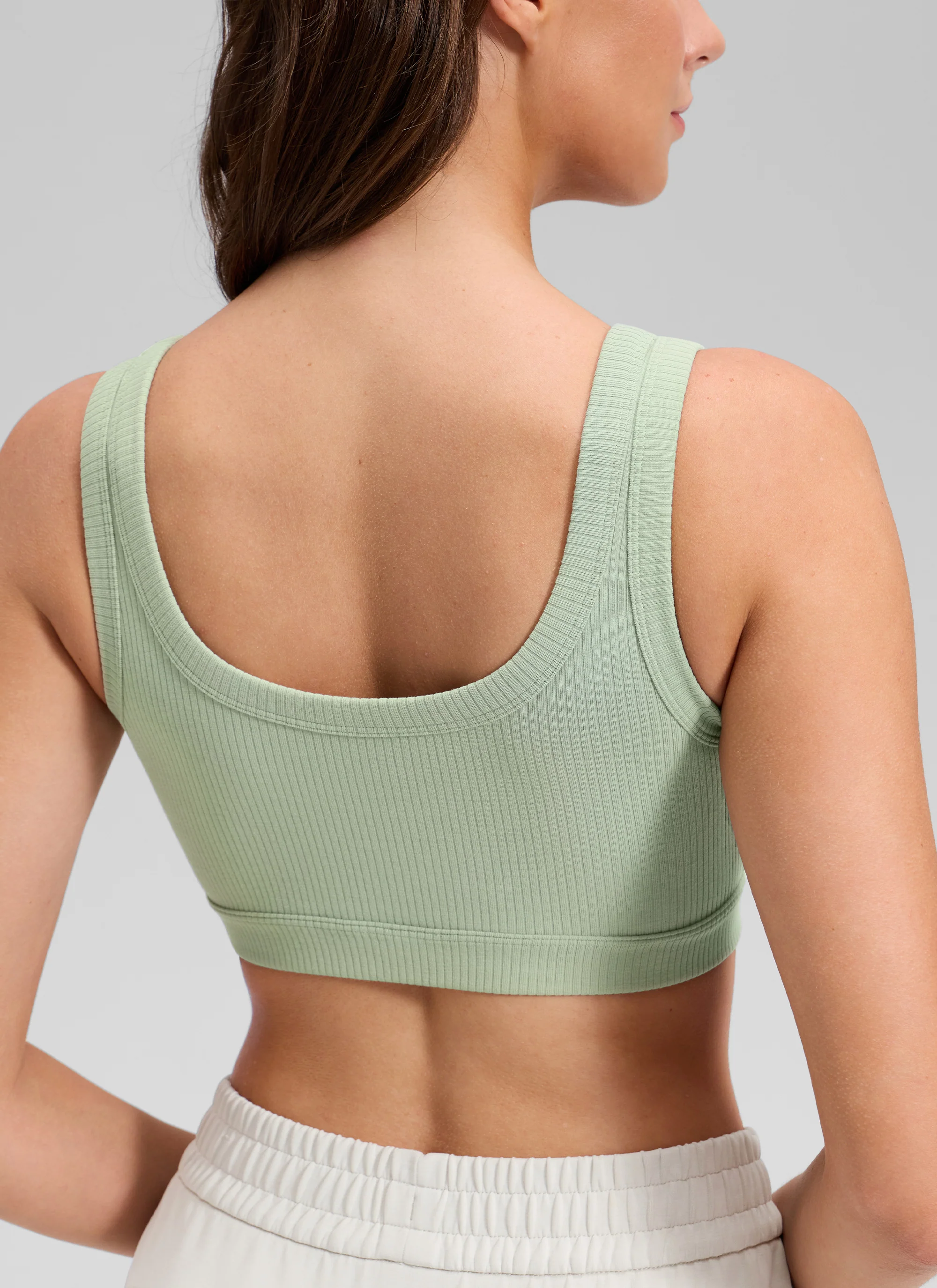 Ribbed U Back Sports Bra - Image 52