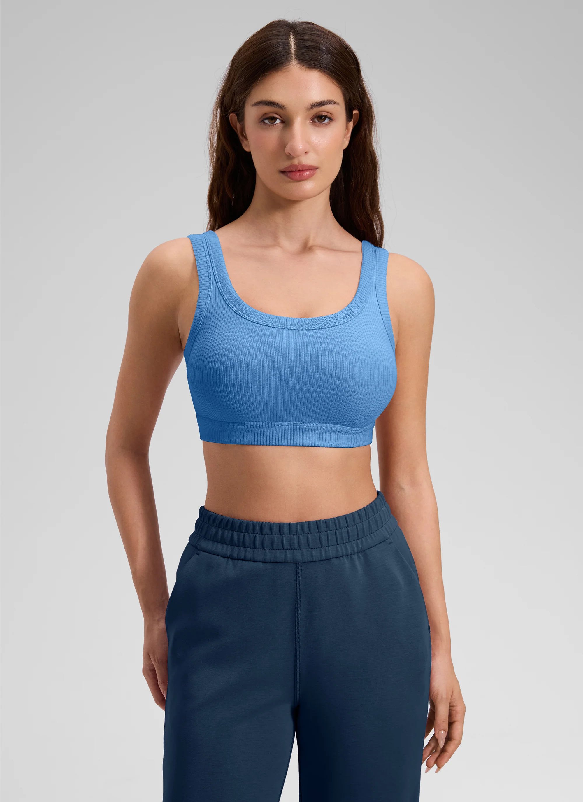 Ribbed U Back Sports Bra - Image 54
