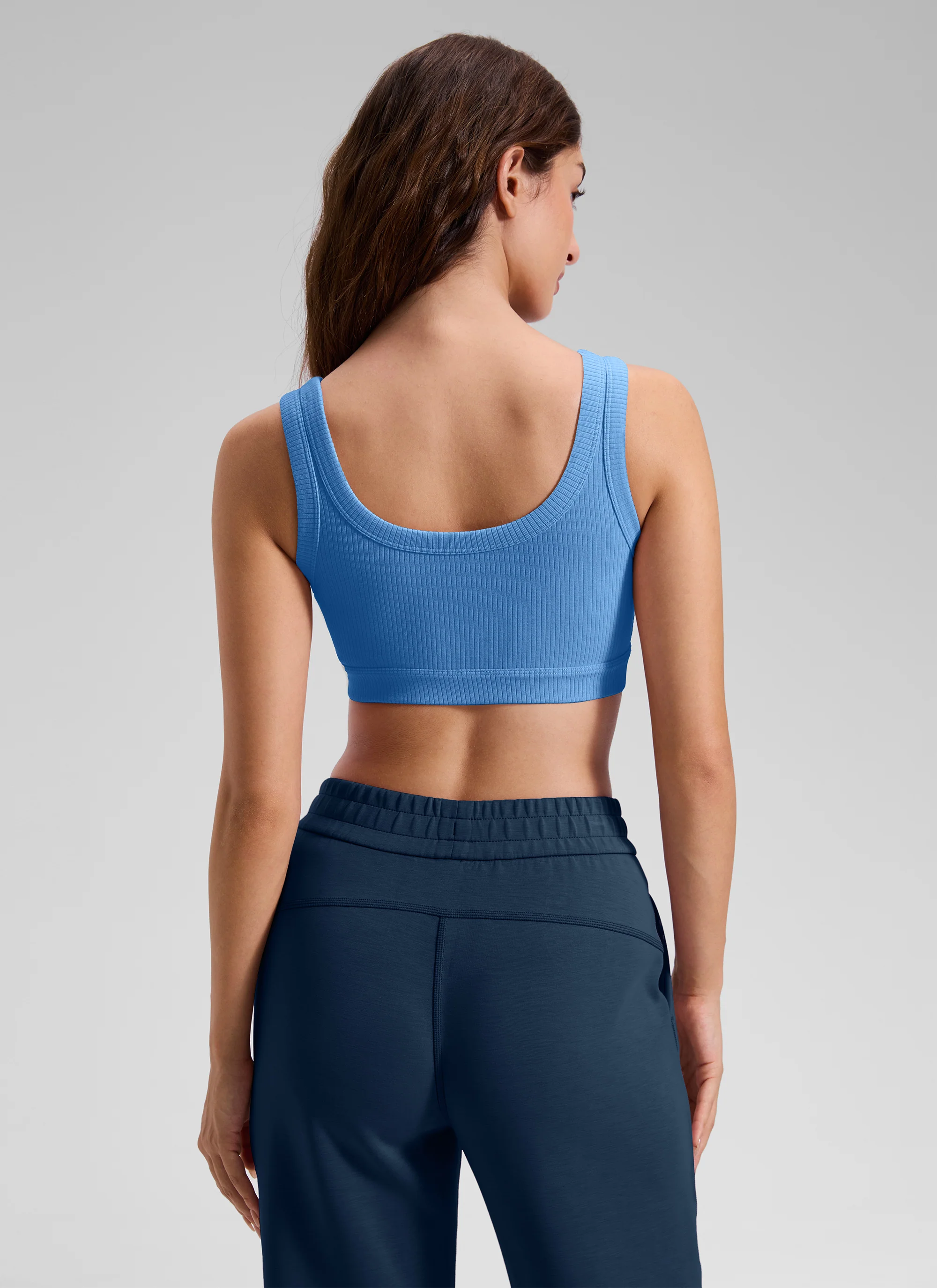 Ribbed U Back Sports Bra - Image 55