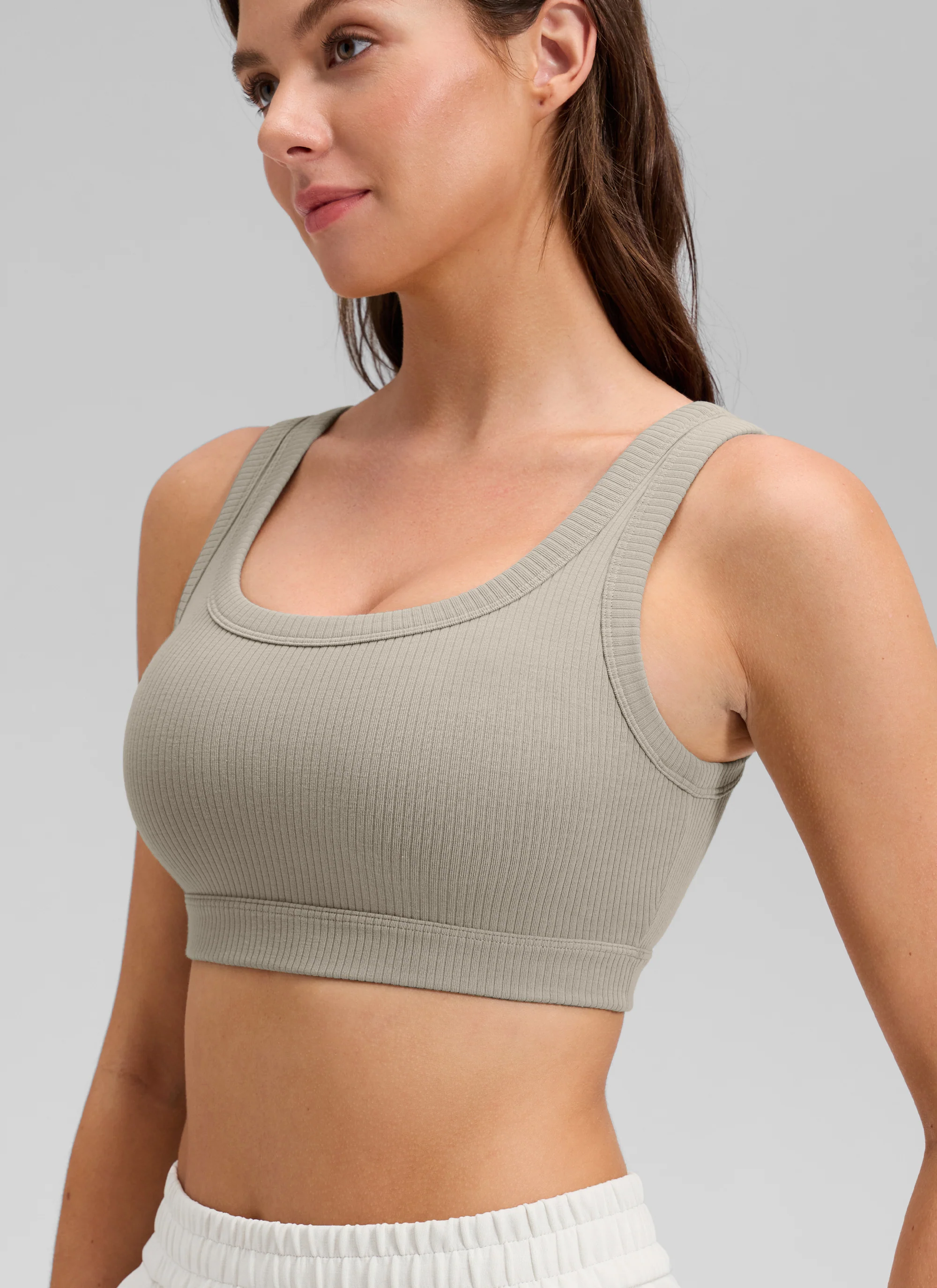 Ribbed U Back Sports Bra - Image 60
