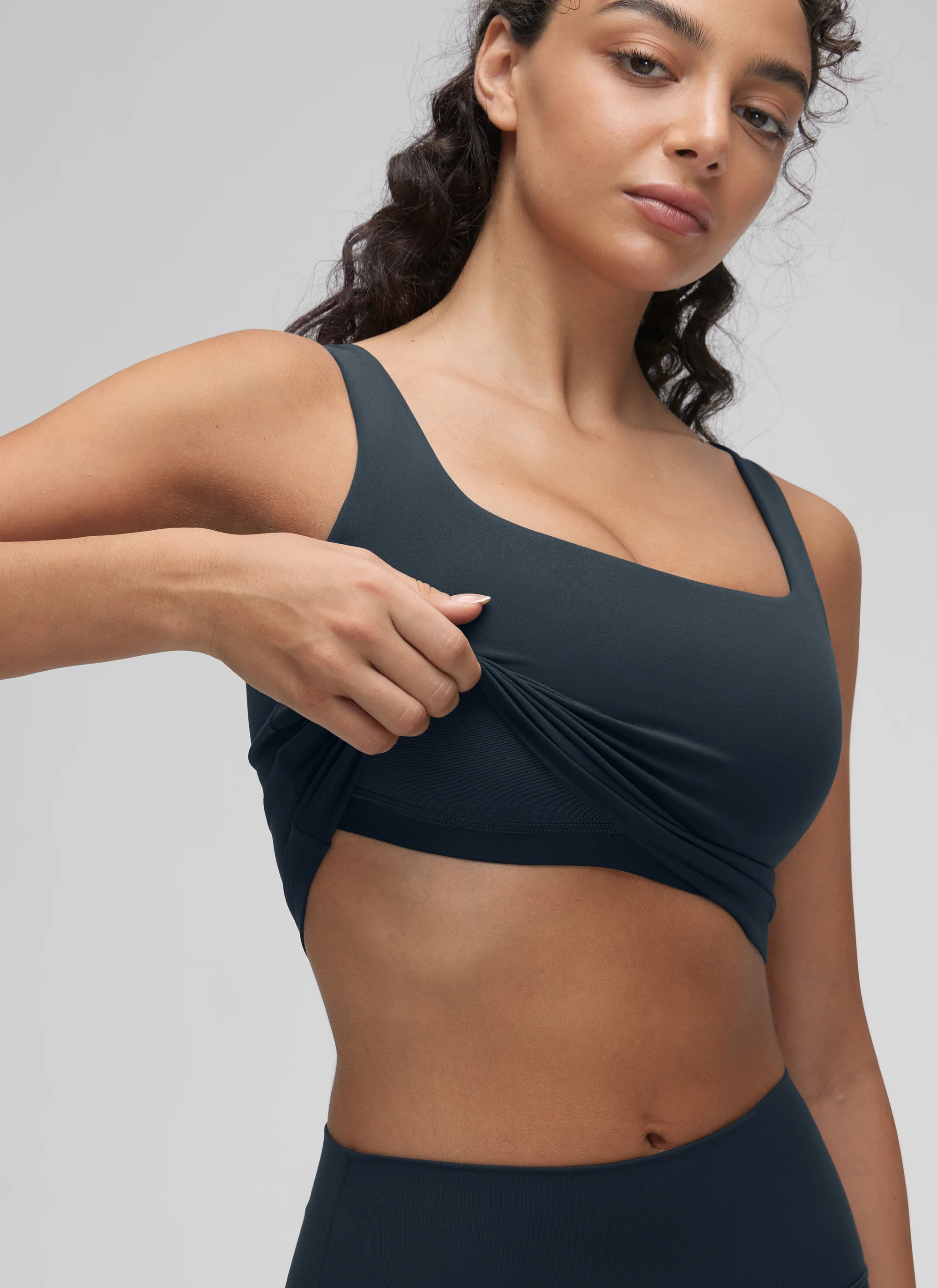 Butterluxe Square Neck Built in Bra Tank - Image 18