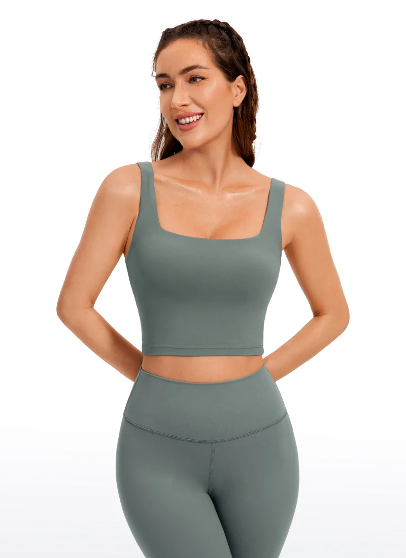 Butterluxe Square Neck Built in Bra Tank - Image 19