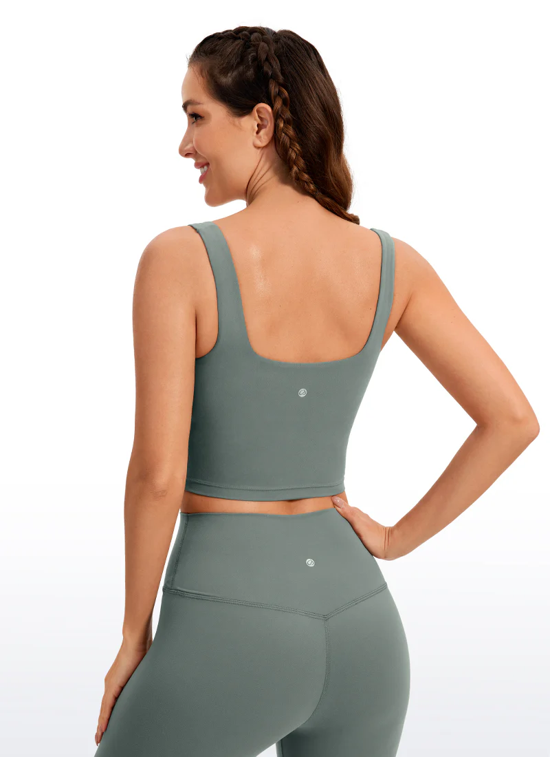 Butterluxe Square Neck Built in Bra Tank - Image 20