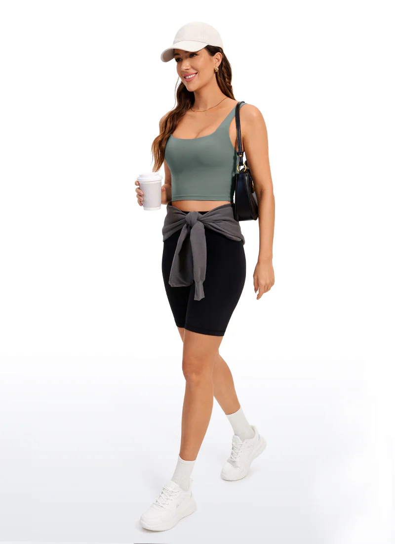 Butterluxe Square Neck Built in Bra Tank - Image 21