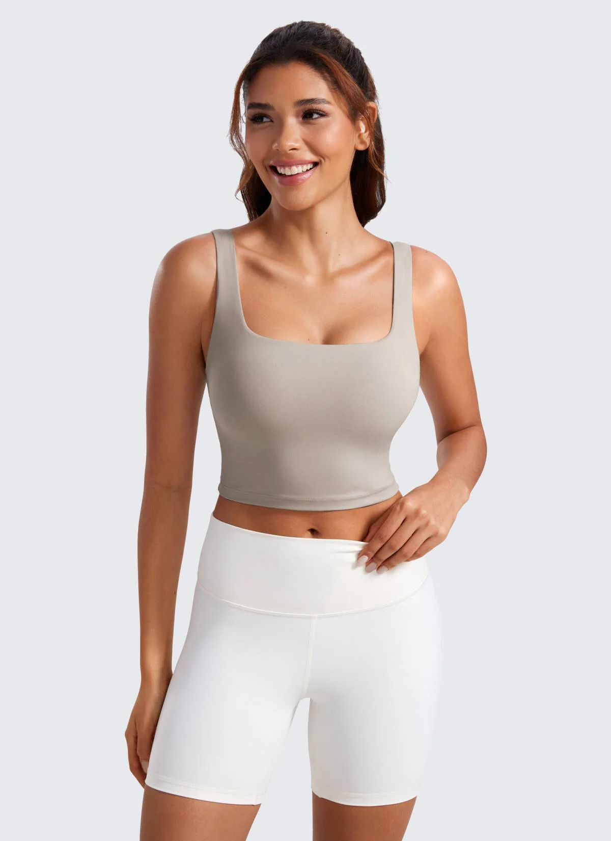 Butterluxe Square Neck Built in Bra Tank - Image 30
