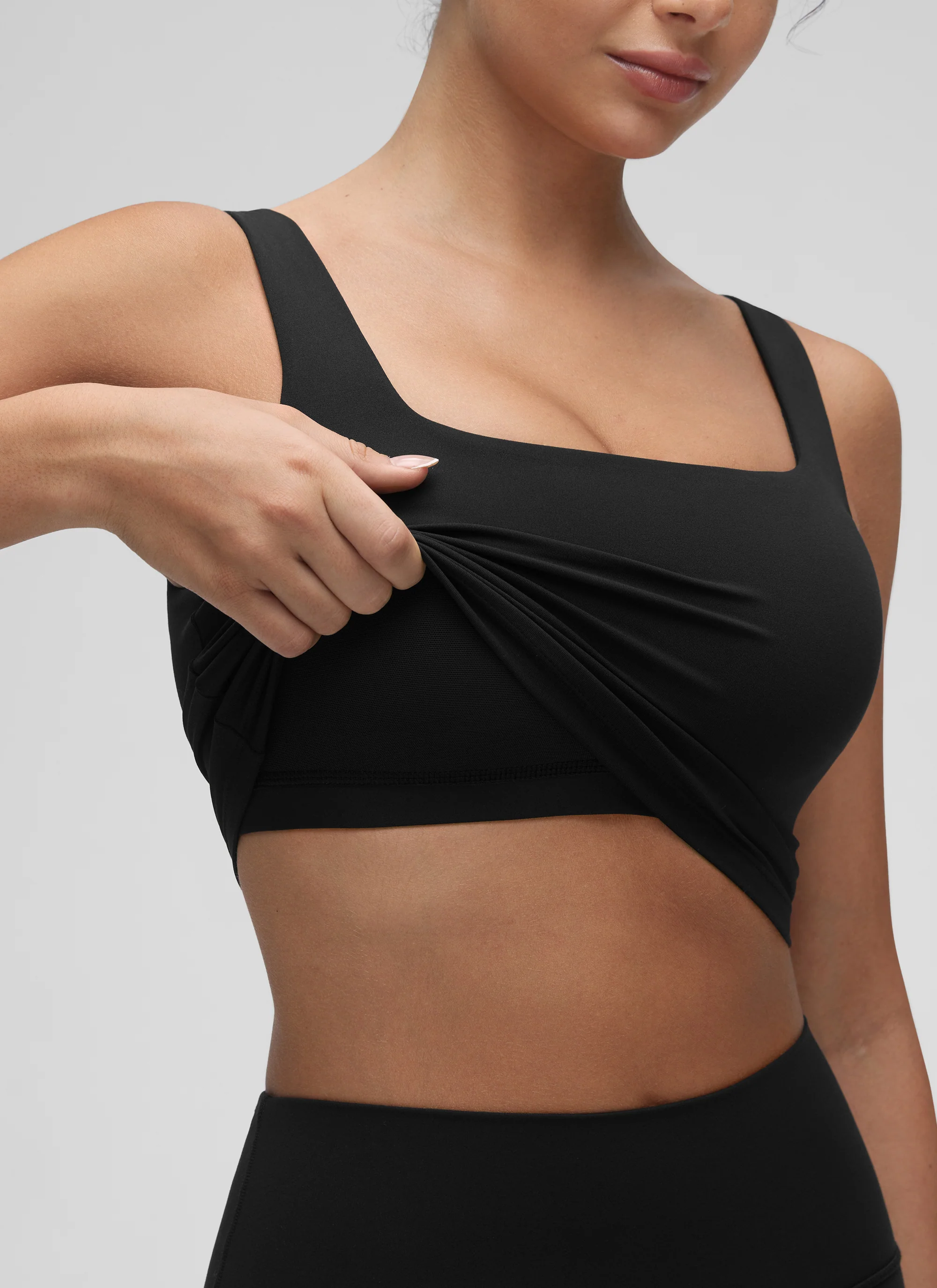 Butterluxe Square Neck Built in Bra Tank - Image 5