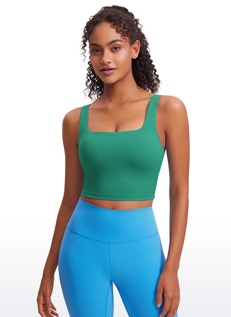 Butterluxe Square Neck Built in Bra Tank - Image 13