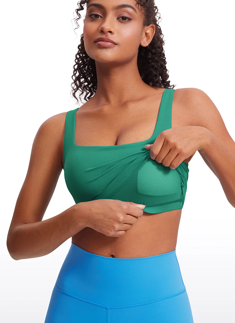 Butterluxe Square Neck Built in Bra Tank - Image 16