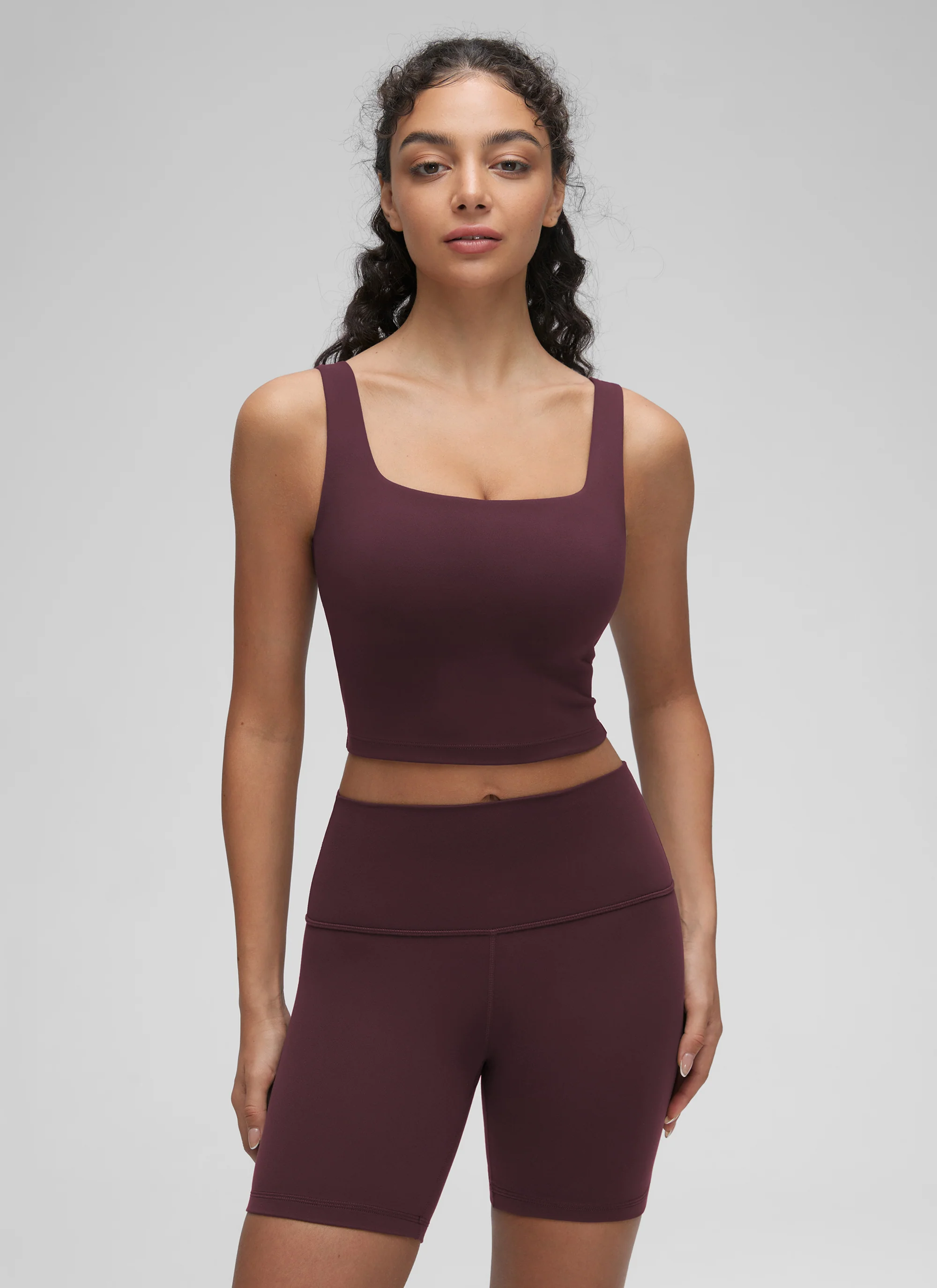 Butterluxe Square Neck Built in Bra Tank - Image 17