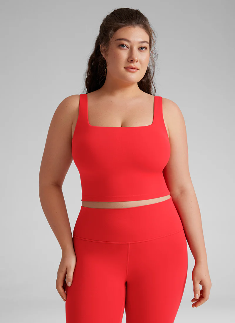 Butterluxe Square Neck Built in Bra Tank - Image 5