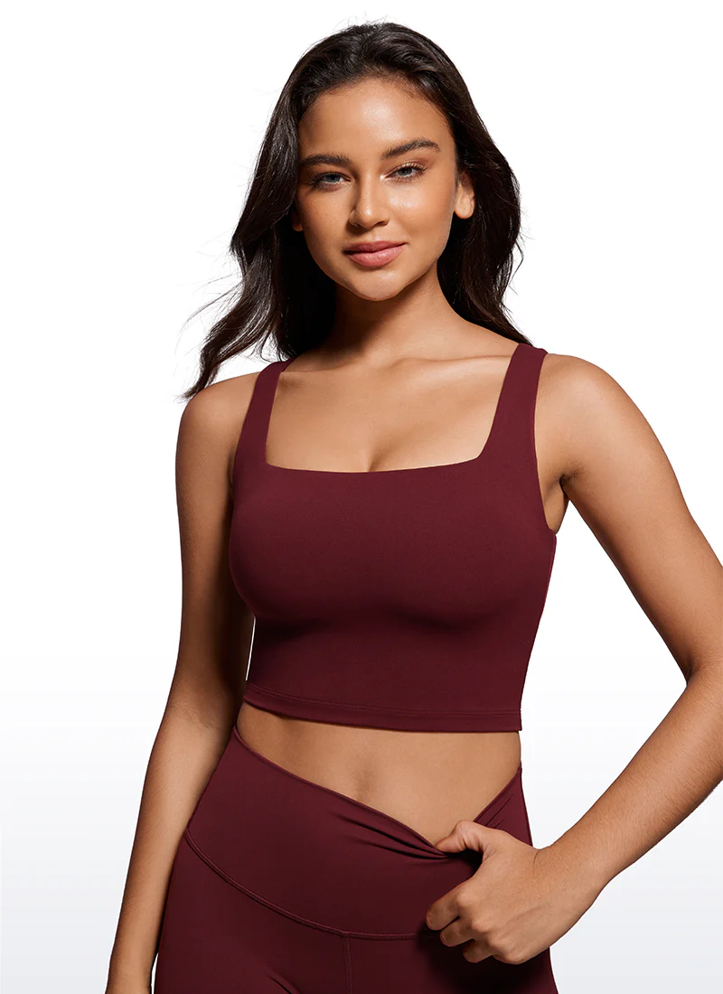 Butterluxe Square Neck Built in Bra Tank - Image 10
