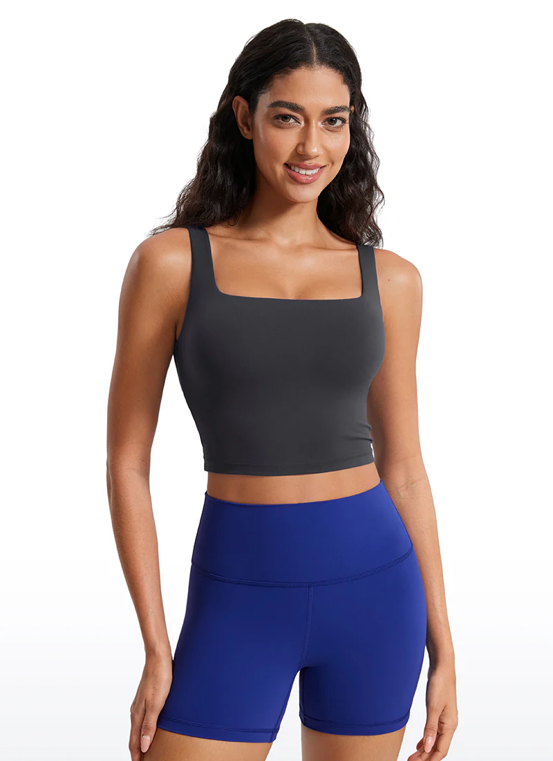 Butterluxe Square Neck Built in Bra Tank - Image 14