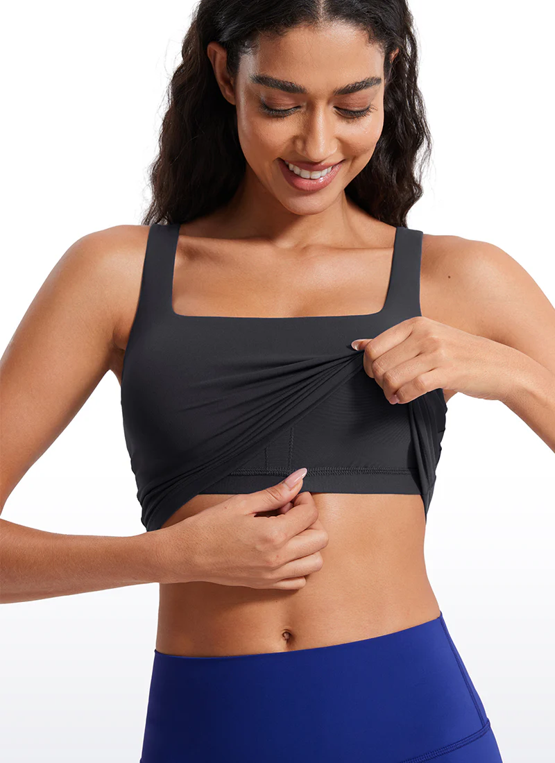 Butterluxe Square Neck Built in Bra Tank - Image 16