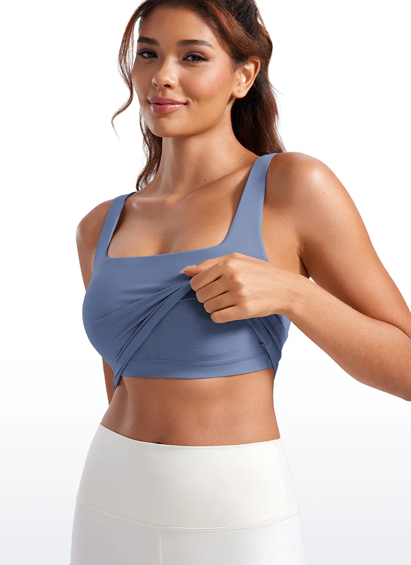 Butterluxe Square Neck Built in Bra Tank - Image 20