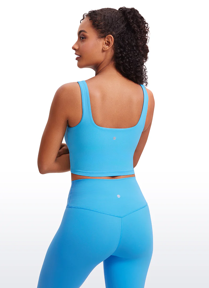 Butterluxe Square Neck Built in Bra Tank - Image 22