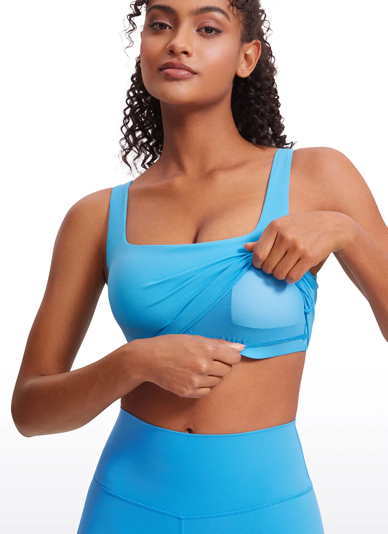 Butterluxe Square Neck Built in Bra Tank - Image 24