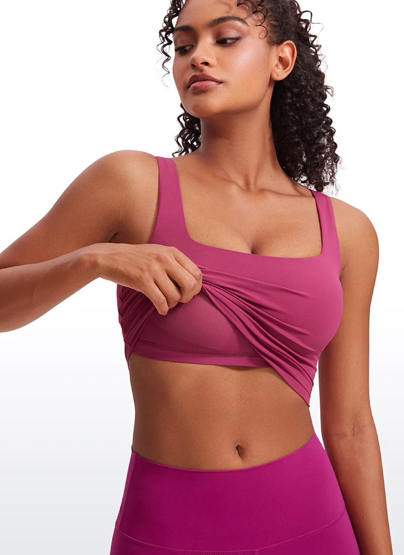 Butterluxe Square Neck Built in Bra Tank - Image 4
