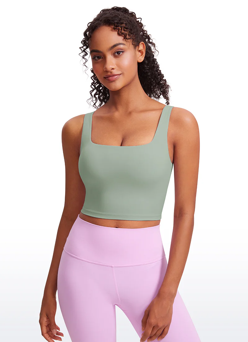 Butterluxe Square Neck Built in Bra Tank - Image 10