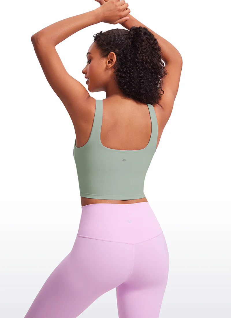 Butterluxe Square Neck Built in Bra Tank - Image 11