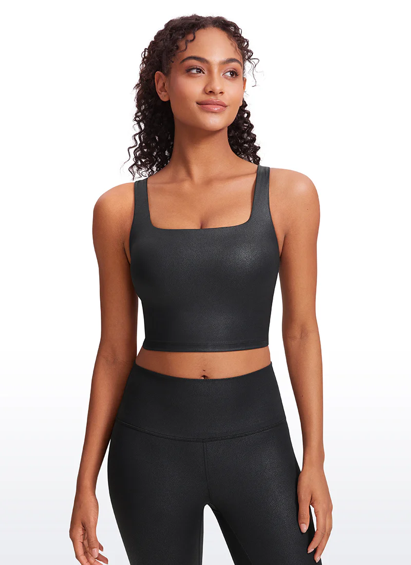 Butterluxe Square Neck Built in Bra Tank - Image 14