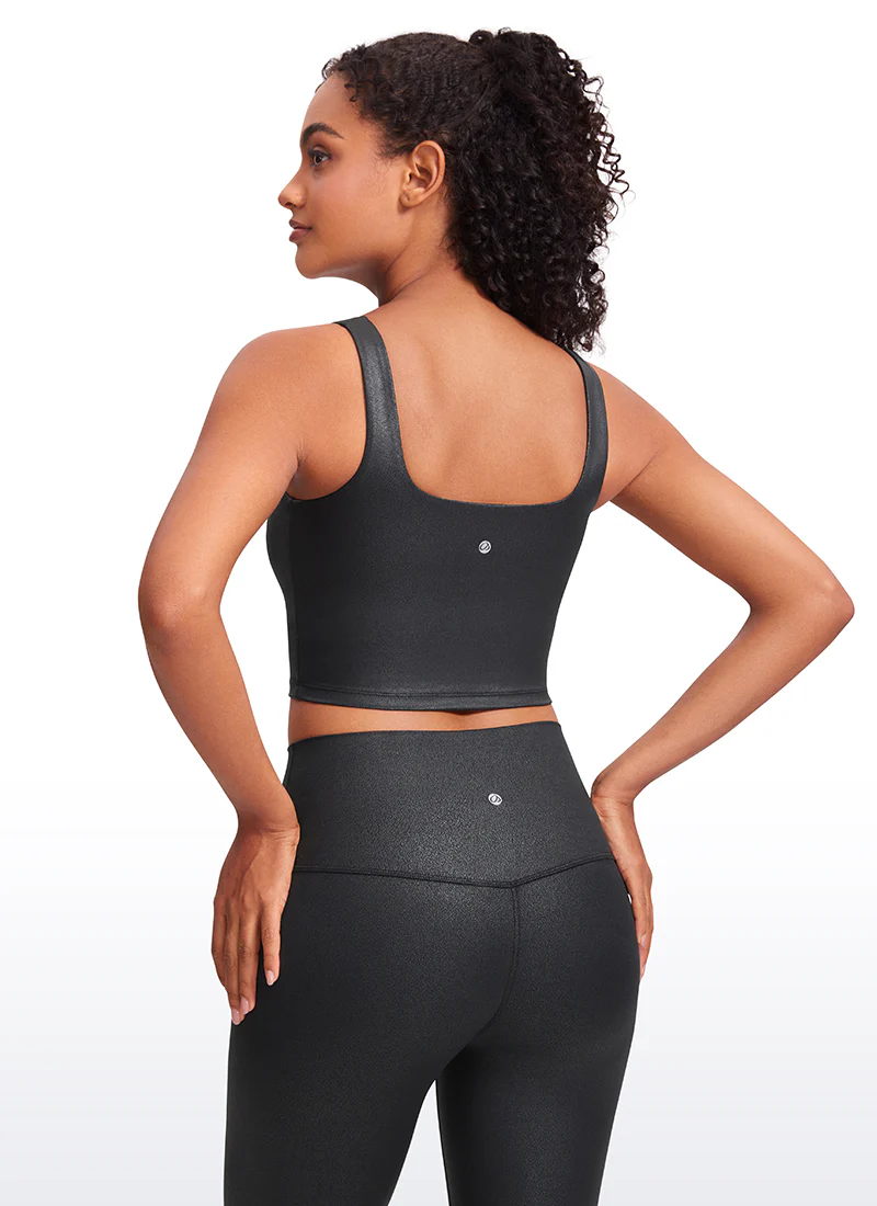 Butterluxe Square Neck Built in Bra Tank - Image 15