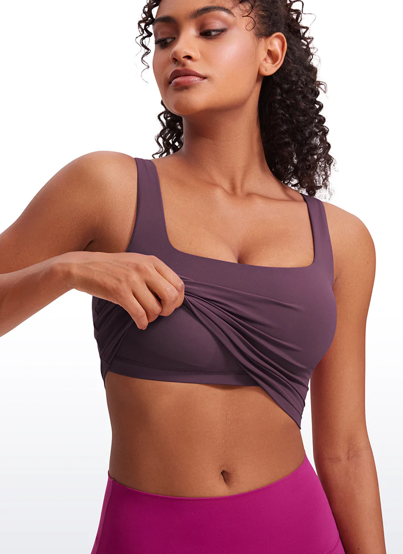Butterluxe Square Neck Built in Bra Tank - Image 9