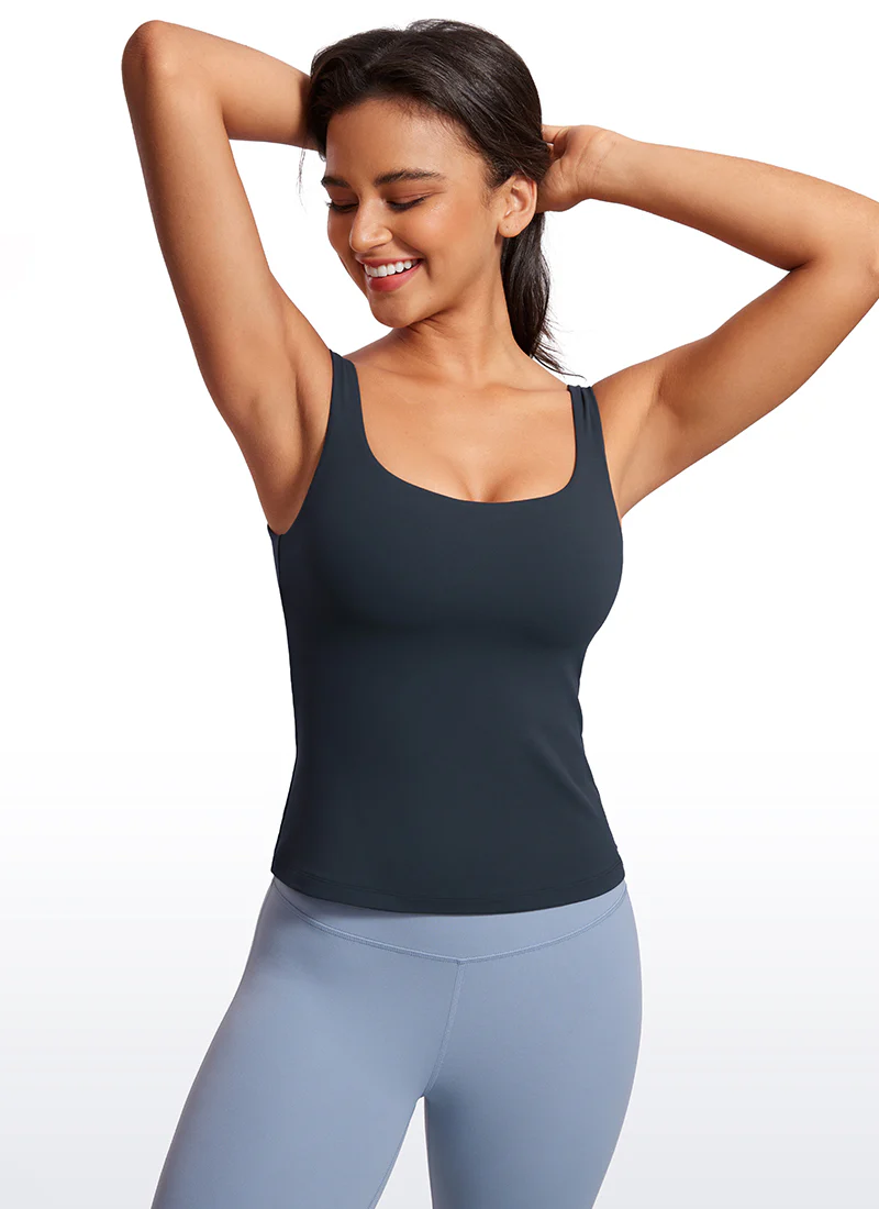 Butterluxe U Neck Built in Bra Tank - Image 14