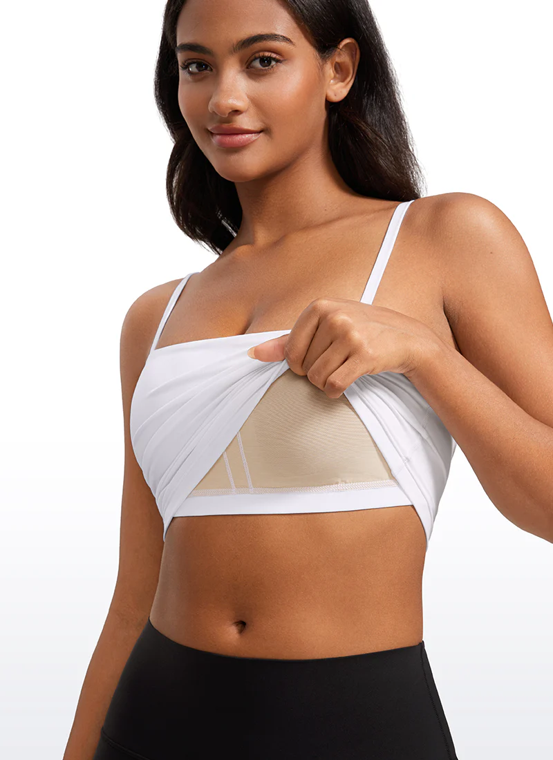 Butterluxe Built in Bra Adjustable Strap Tank - Image 18