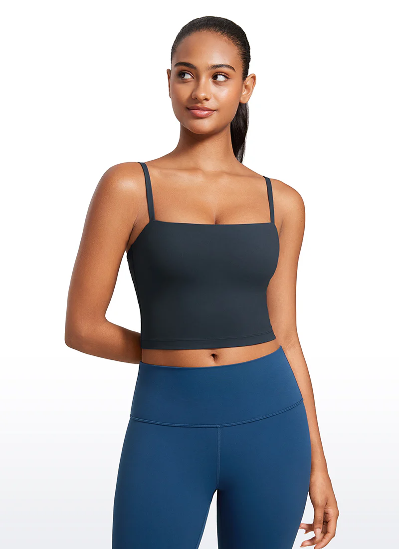 Butterluxe Built in Bra Adjustable Strap Tank - Image 21