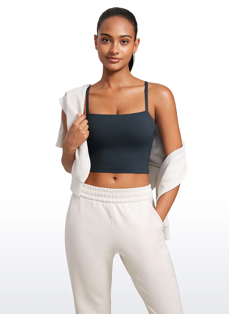 Butterluxe Built in Bra Adjustable Strap Tank - Image 23