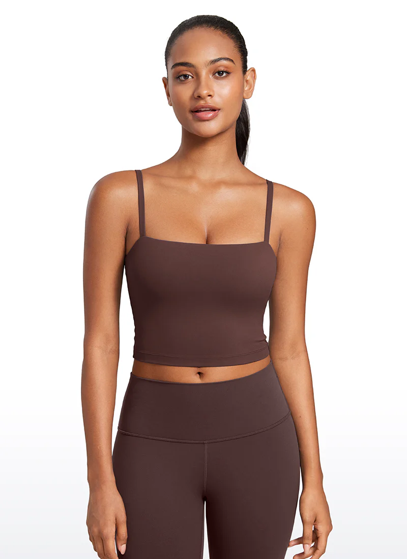 Butterluxe Built in Bra Adjustable Strap Tank - Image 28