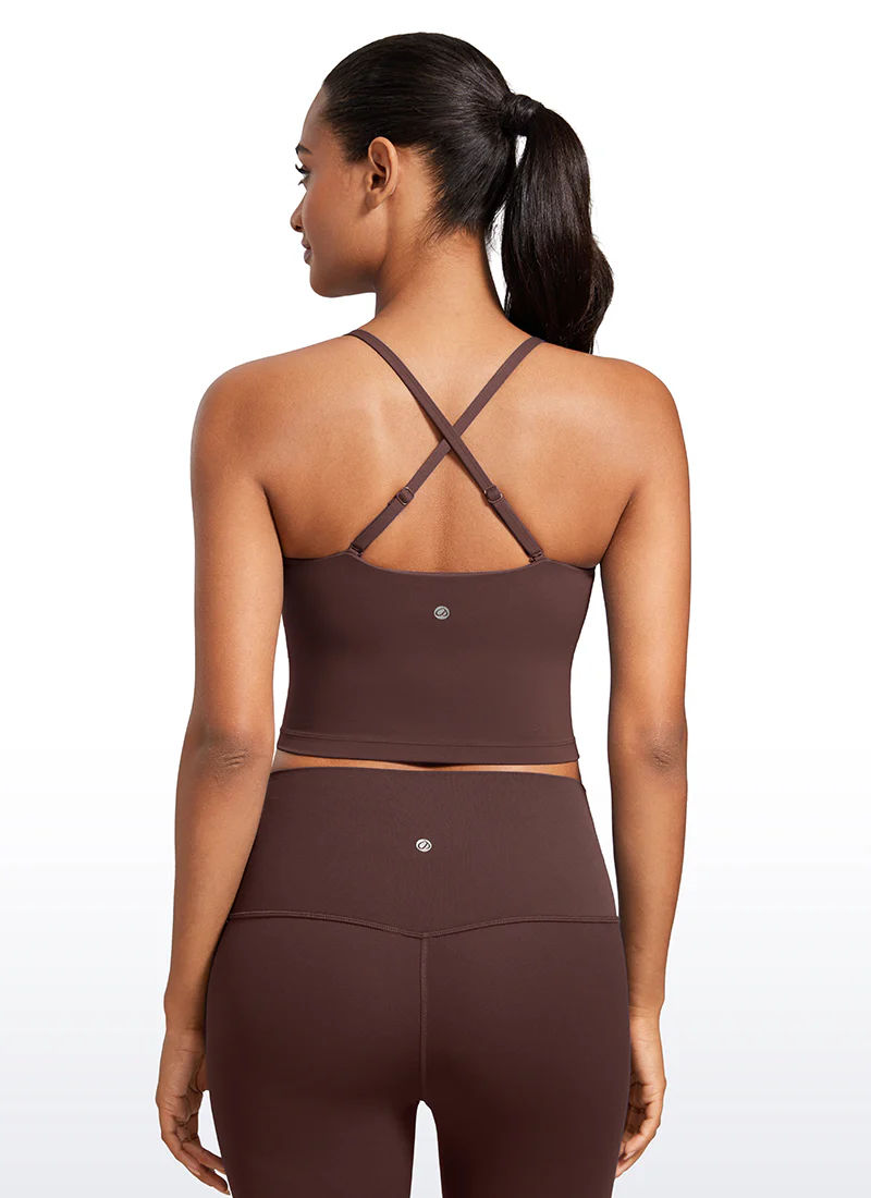 Butterluxe Built in Bra Adjustable Strap Tank - Image 31
